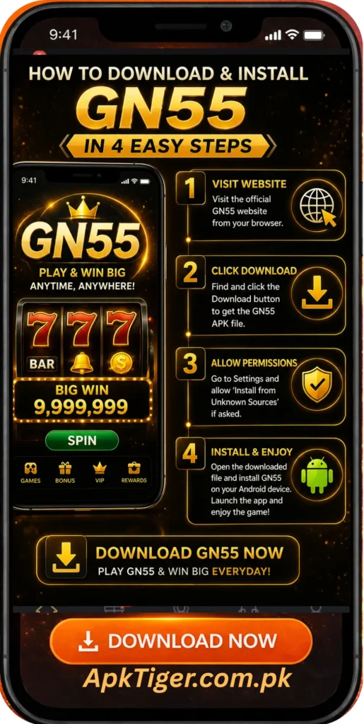 GN55 download steps-Apktiger
