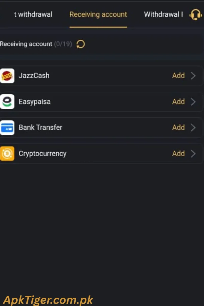 withdrawal methods