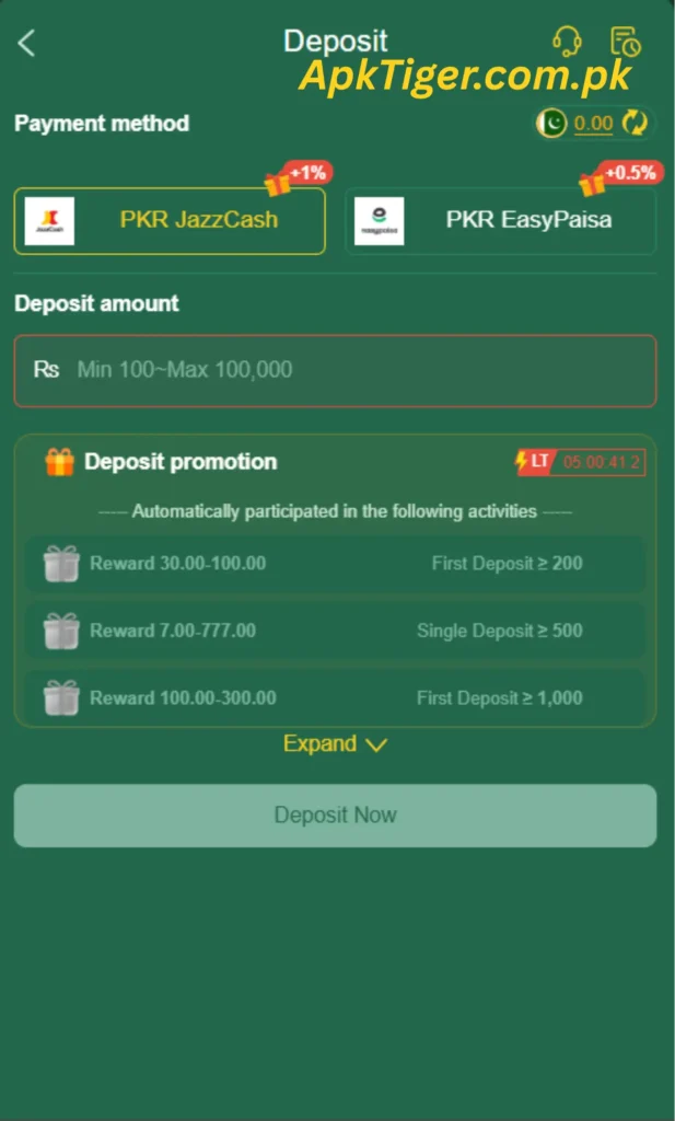 ZH88 deposit guide 